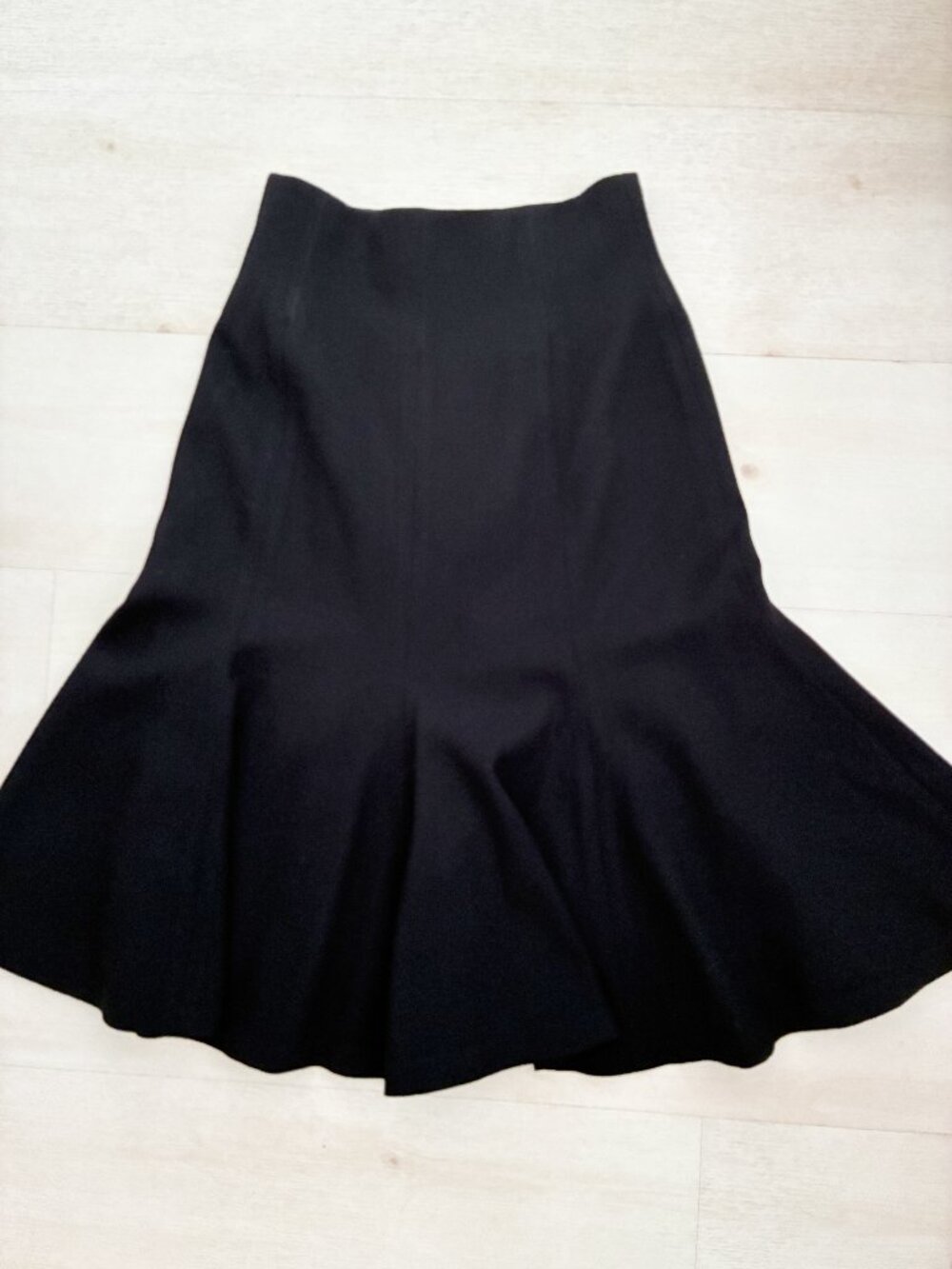 VINTAGE 70s/80s ANNE KLEIN Full Flare Midi Skirt – ILGWU Union Made – Size 6